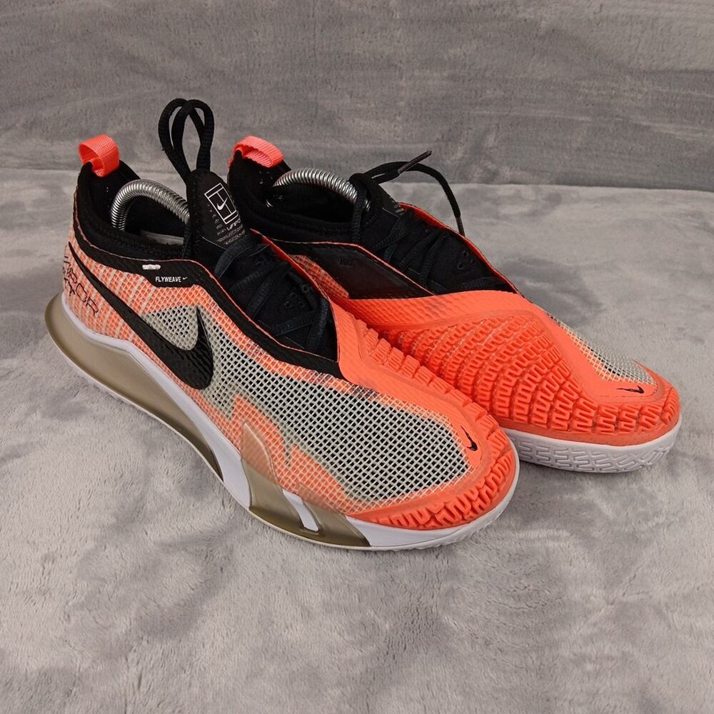 Nike Court React Vapor NXT Hyper Crimson Volt Womens Sz 9.5 CV0724-100